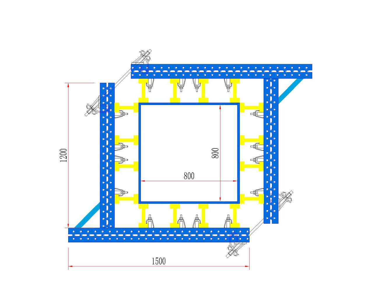 مواصفات المنتجات لصندقة العمود الخشبي